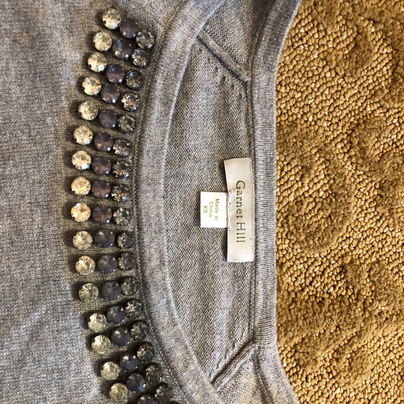 Embellished Garnet Hill sweater - Picture 2 of 2